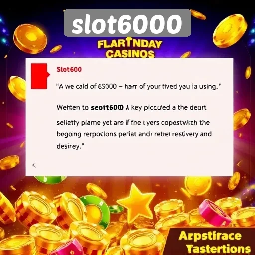 Testimoni Pemain tentang Pengalaman Mereka di Slot6000